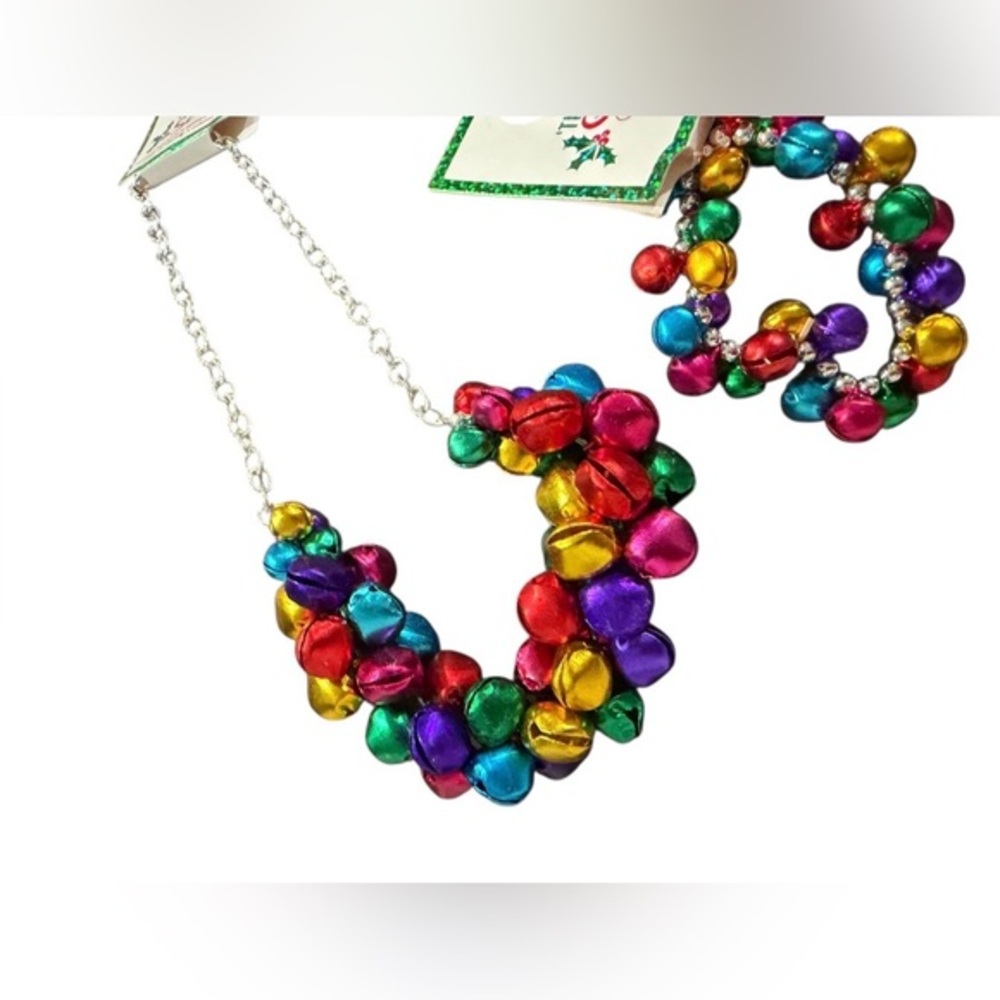 Bundle of Christmas Necklace and Bracelet
